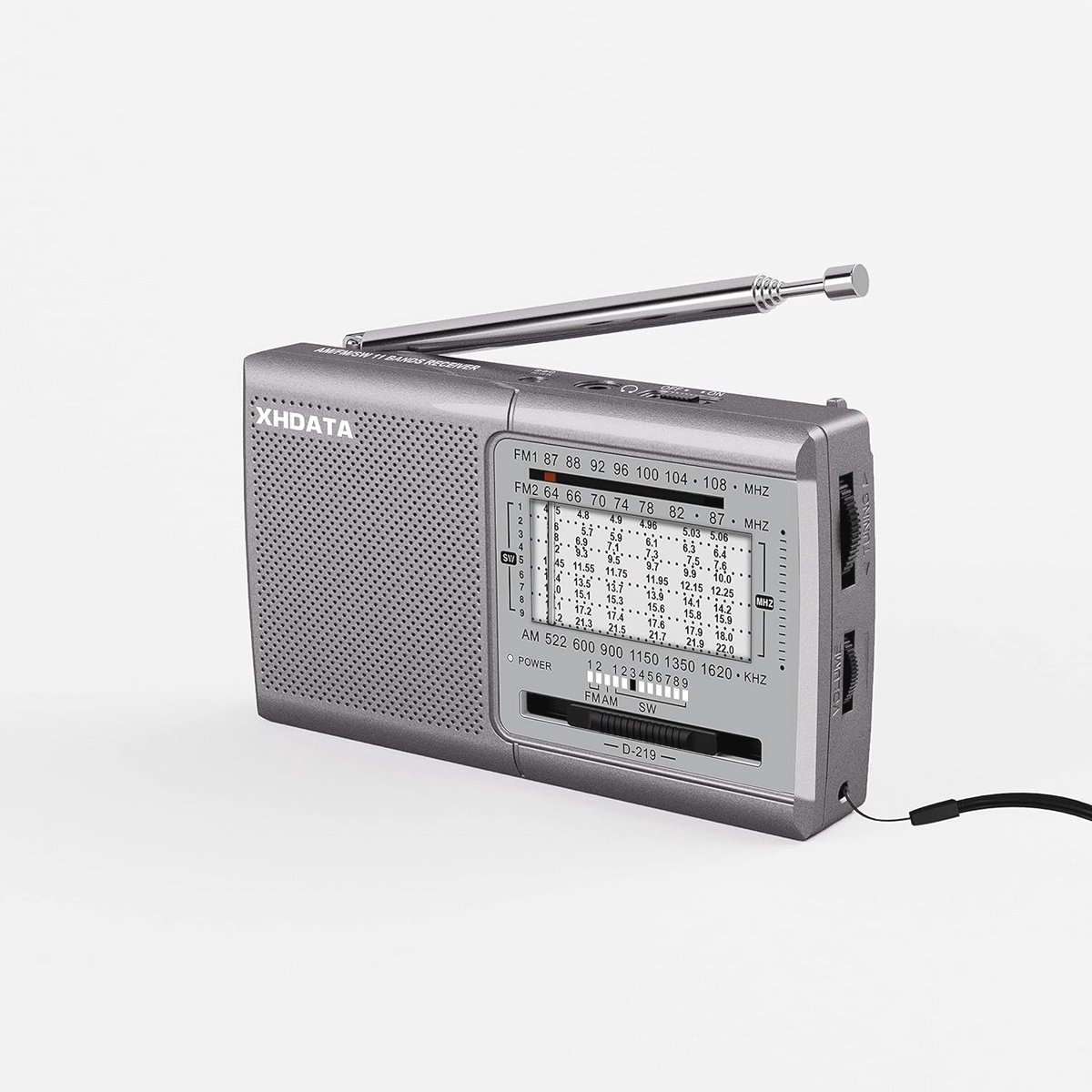 Draagbare AM/FM/SW Radio voor Buitenactiviteiten - Ideaal voor Camping en Hiking
