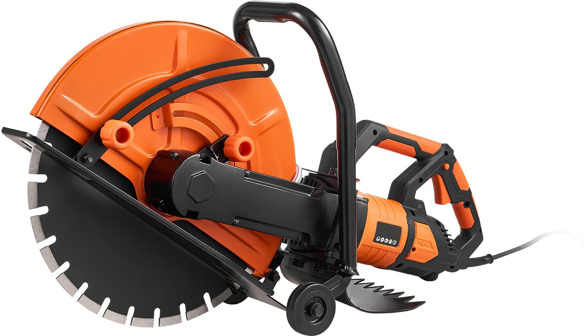 Elektrische Betonzaag Van, 16 Inch, 3200 W, 15 A Motor Cirkelzaag met Maximaal 6 Inch Instelbare Zaagdiepte, Natte Schijfzaag met Waterleiding – foto 2