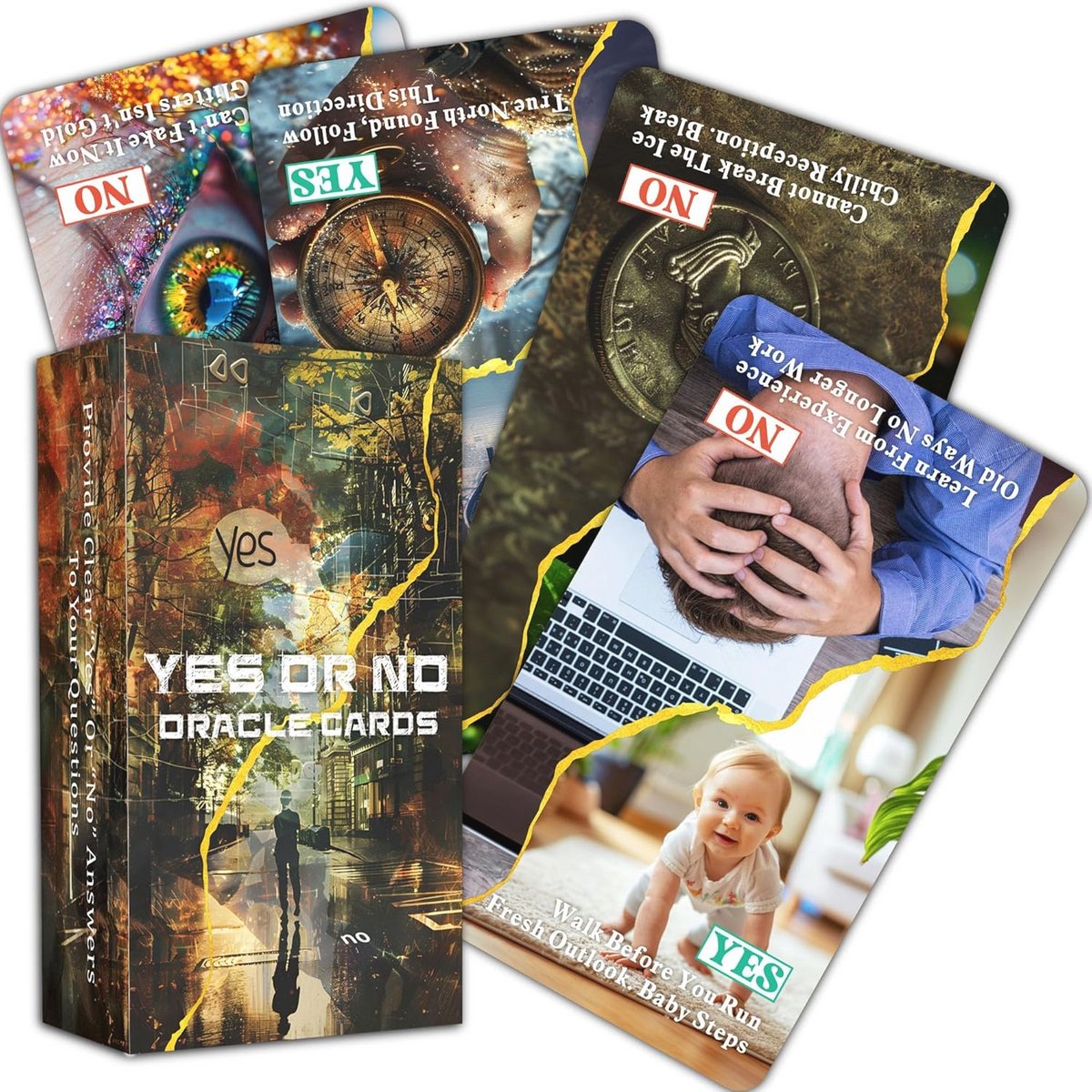 Oracle-kaarten voor beginners en levensverduidelijking - Ja of Nee Oracle Deck