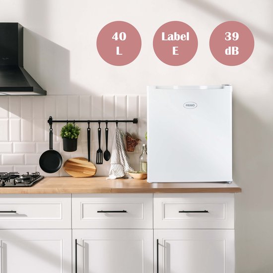 PRIMO PR114FR Mini Koelkast - 40L - E - Wit