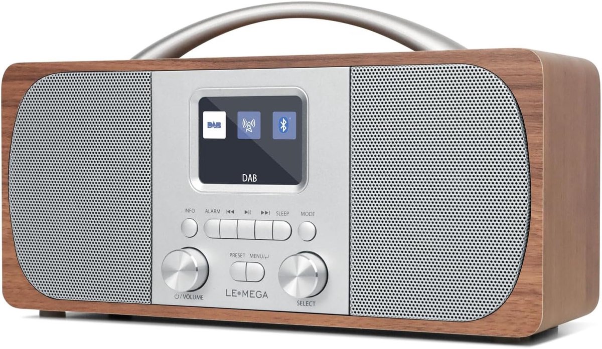 Klokradio met Wekker - Digitale Wekker - Wekkerradio - DAB Plus