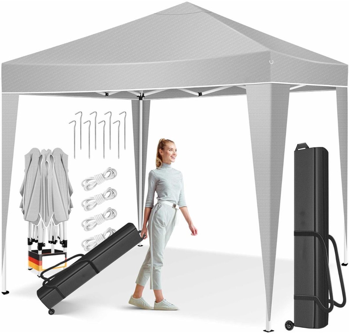 Easy Up Partytent - Paviljoen Opvouwbaar - Extra Stevig