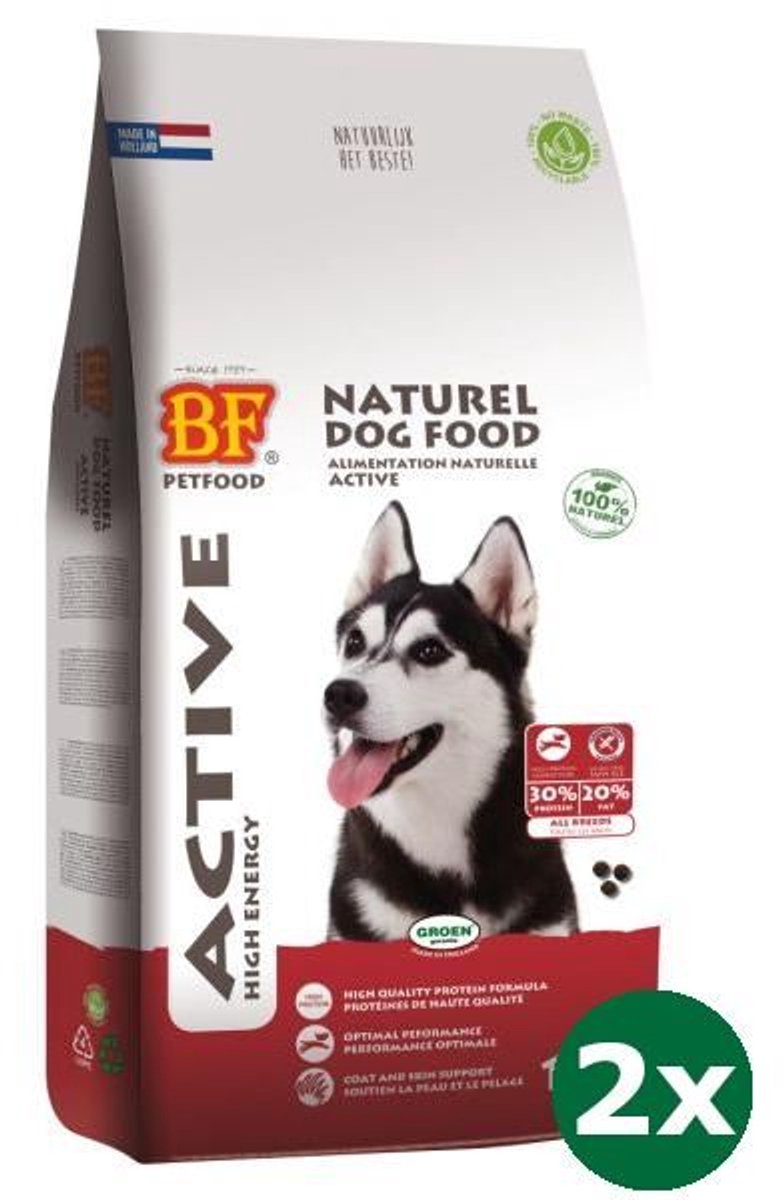 Biofood 2x12,5 kg Biofood high energy hondenvoer
