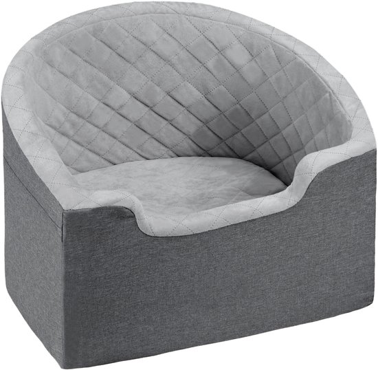 Siège pour chien imperméable - Avec sac de rangement et cordon de sécurité - Rembourrage en coton PP - Rembourrage doux - Convient à la conduite en voiture