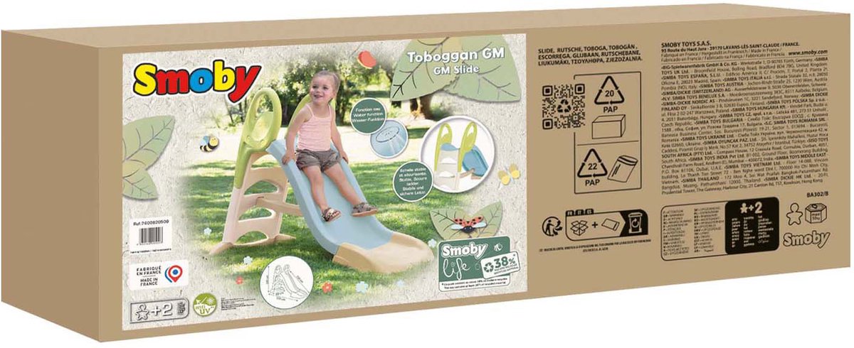 Glijbaan Smoby GM slide - 1,5 meter - Peuter - vanaf 2 jaar Glijbaan Smoby GM slide - 1,5 meter - Peuter - vanaf 2 jaar