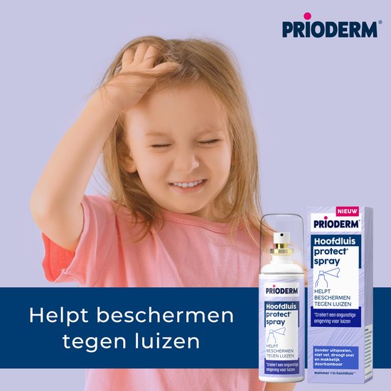 Prioderm Protect* Spray - Helpt beschermen tegen hoofdluizen - UItspoelen niet nodig - Geschikt vanaf 3 jaar - 100 ml