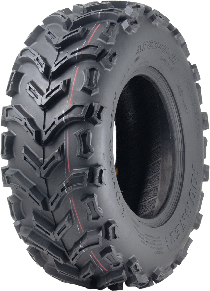 23x8-11 ATV-band voor vierwielers, 6-laags, Journey P3128, E-keur, goedgekeurd voor de openbare weg, tubeless, 205/75-11