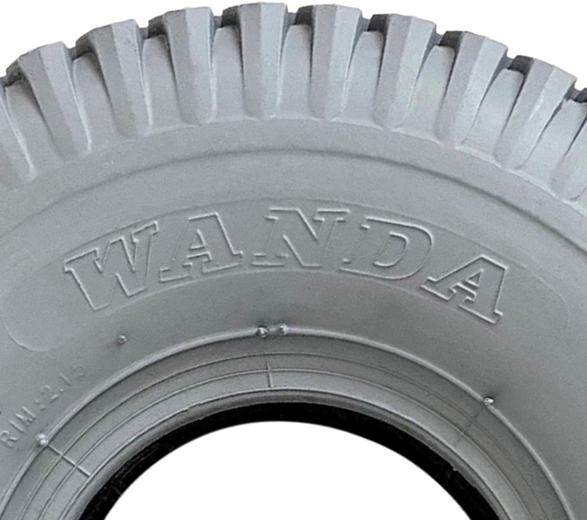 260x85 grijze banden- en binnenbandenset voor scootmobiel, 3.00x4 band met P6023-profiel (set van 3)