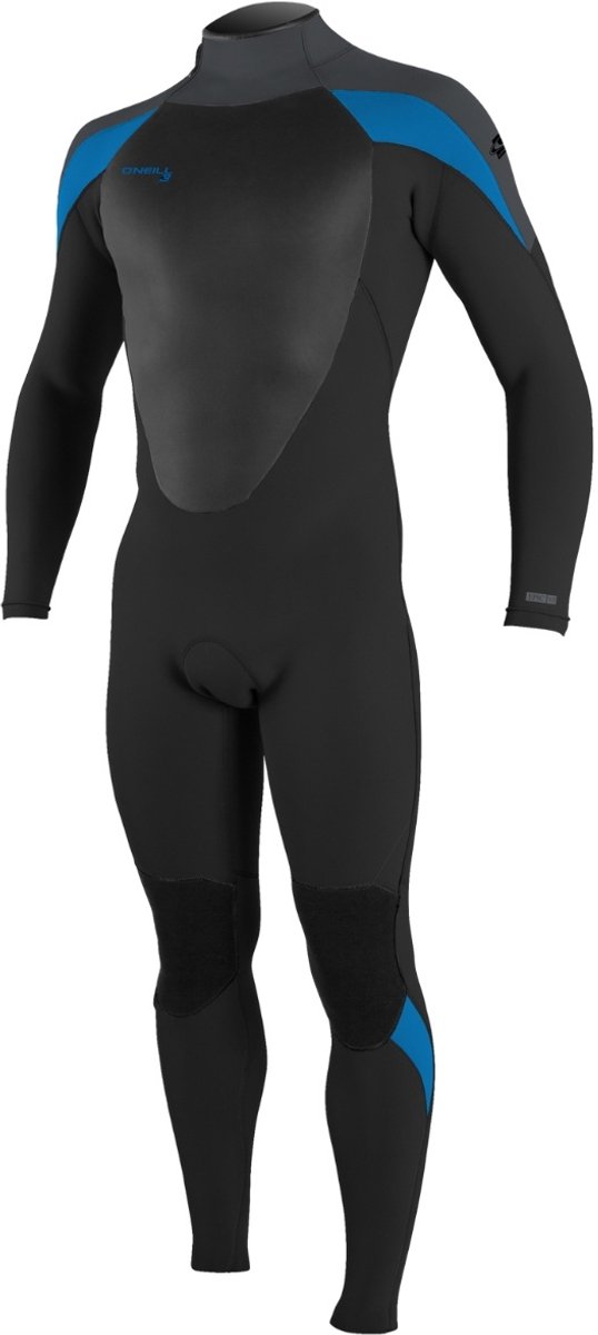 2025 O'Neill Heren Epic 4/3mm Rug Ritssluiting Wetsuit - Black /