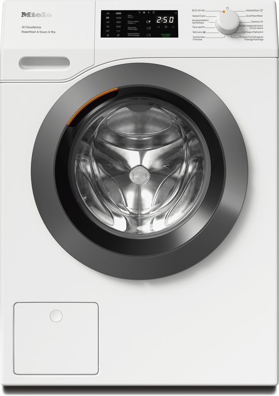 Lave-linge Miele WED395 WCS Chargement frontal 9 kg 1400 tr/min Wit