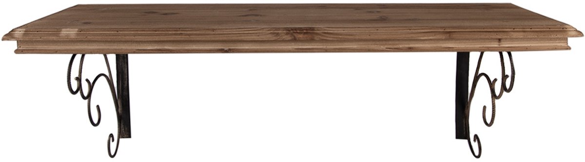Wandplank 105x35x35 cm Bruin Hout