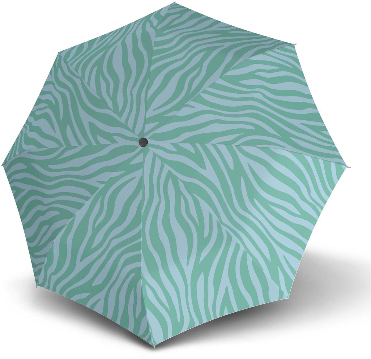 Knirps paraplu A.200 Medium Duomatic Zebra Mint mintgroen