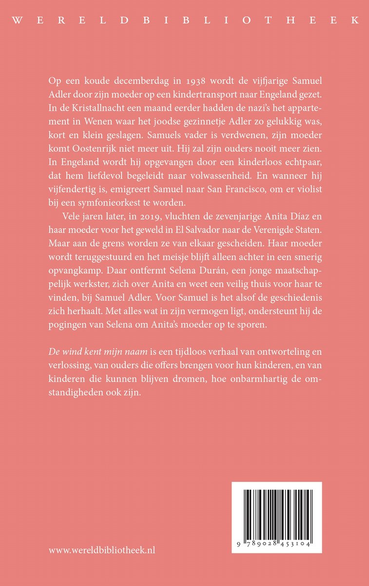 De wind kent mijn naam - back cover