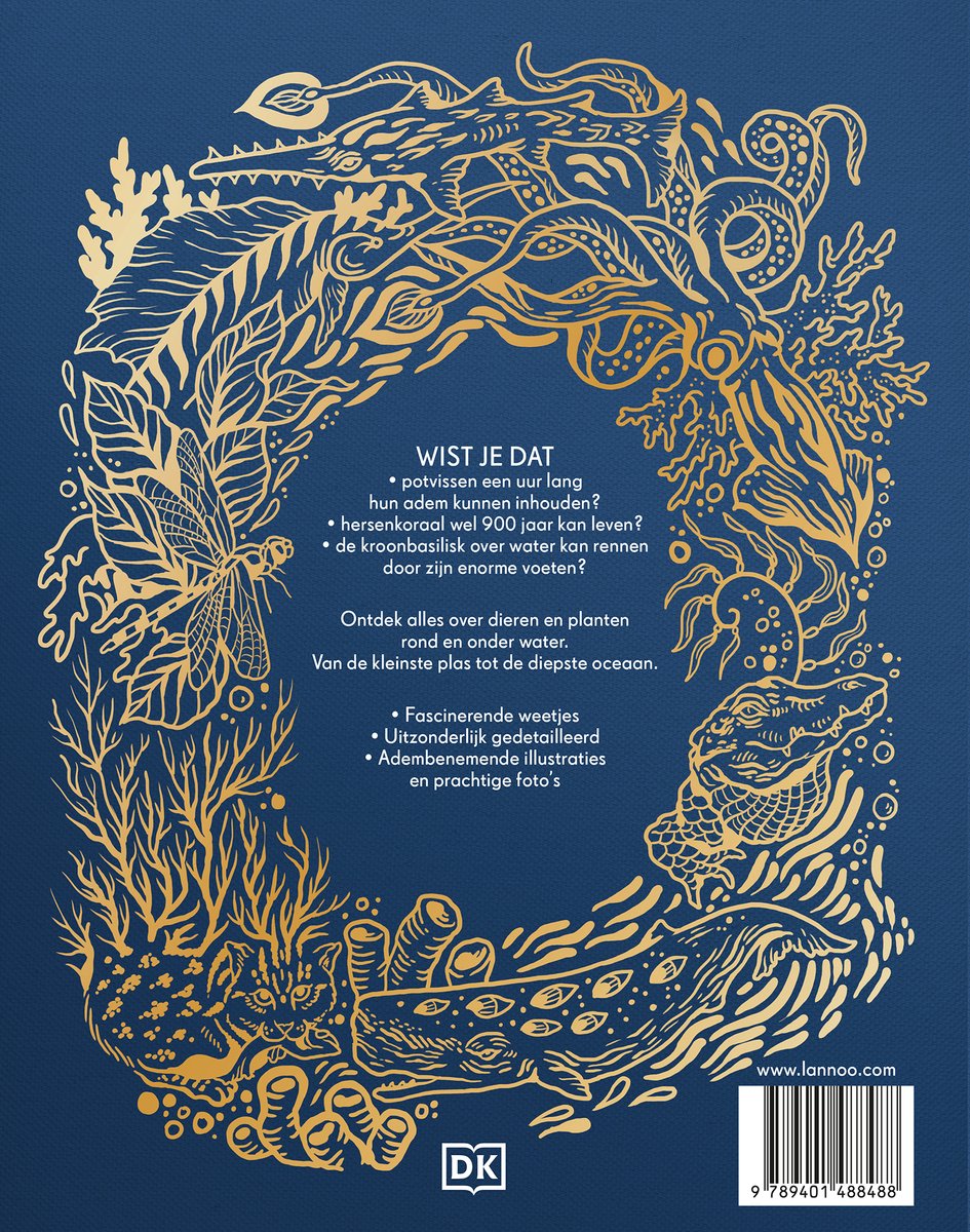 Het dikke boek - Het dikke boek van alles wat leeft in het water - back cover