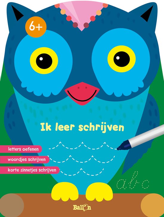 Ik speel en leer (wipe & clean) 1 - Ik leer schrijven 6+ - cover