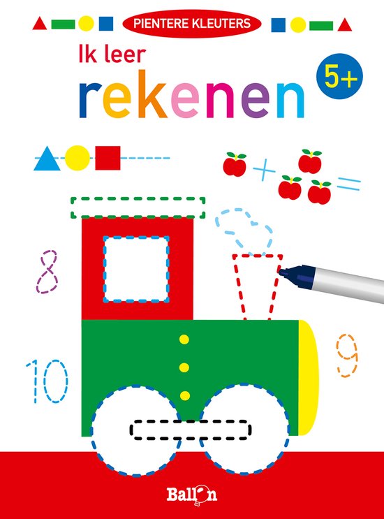 Pientere kleuters 1 - Ik leer rekenen 5+ - cover