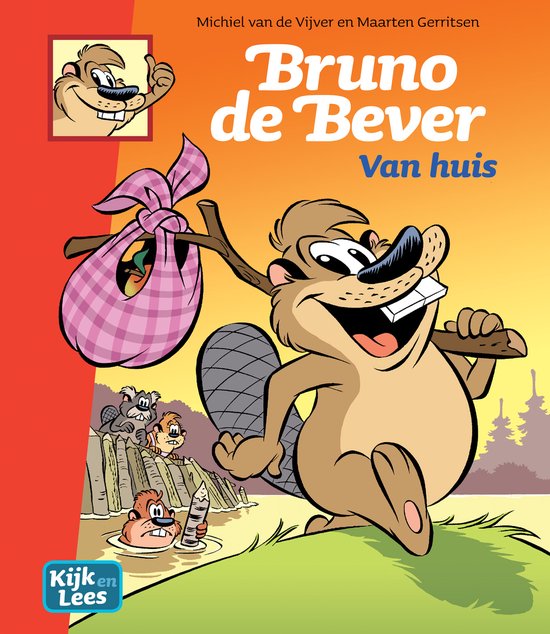 Kijk en Lees - Bruno de Bever Van huis - cover