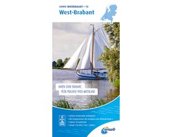 ANWB waterkaart 13 - Waterkaart 13. West-Brabant