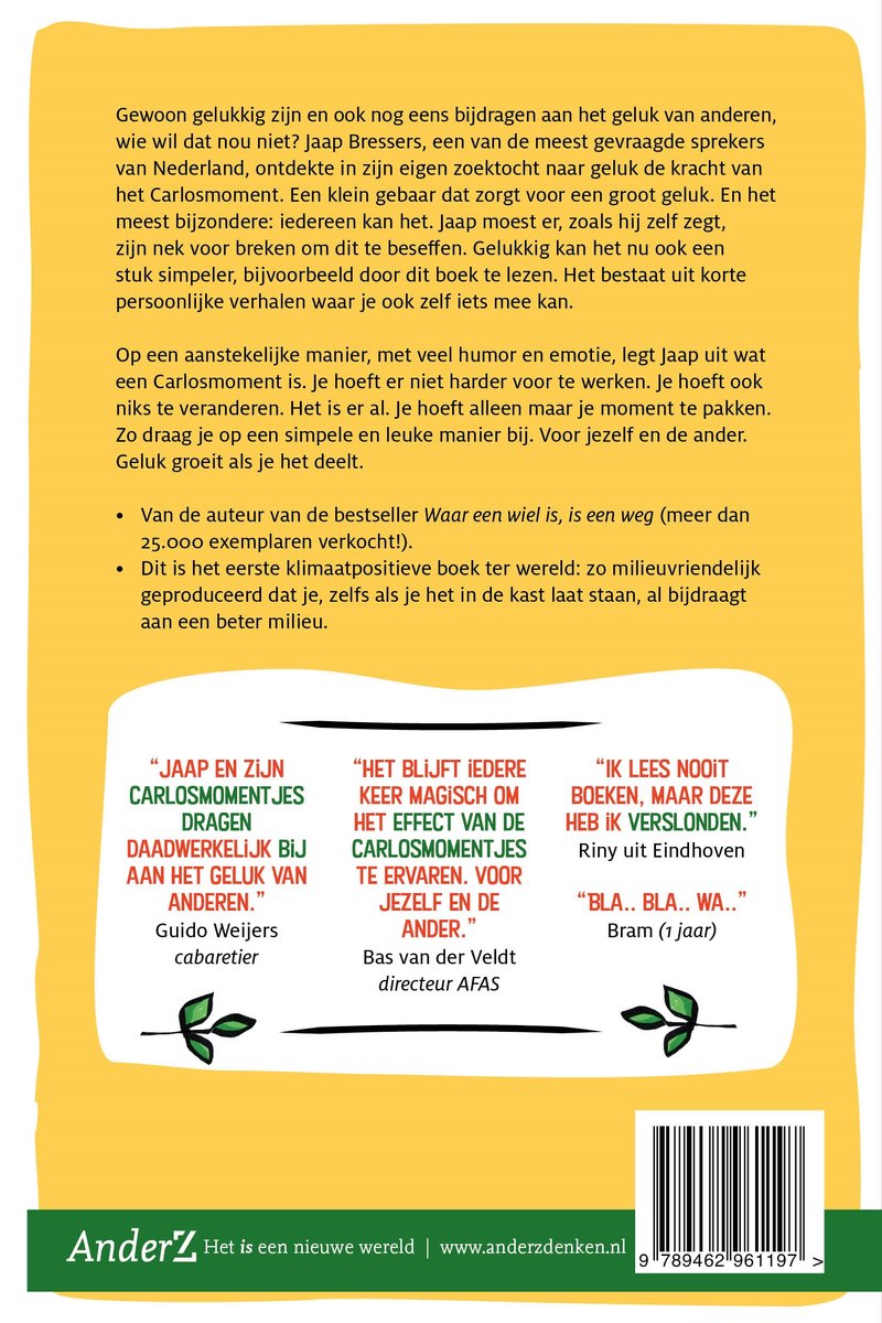 Pak je Carlosmoment - back cover