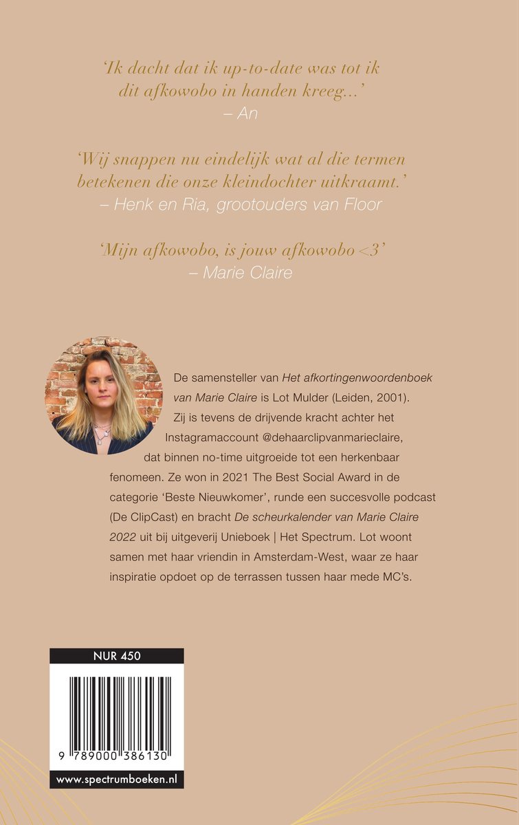 Het afkowobo van Marie Claire - back cover
