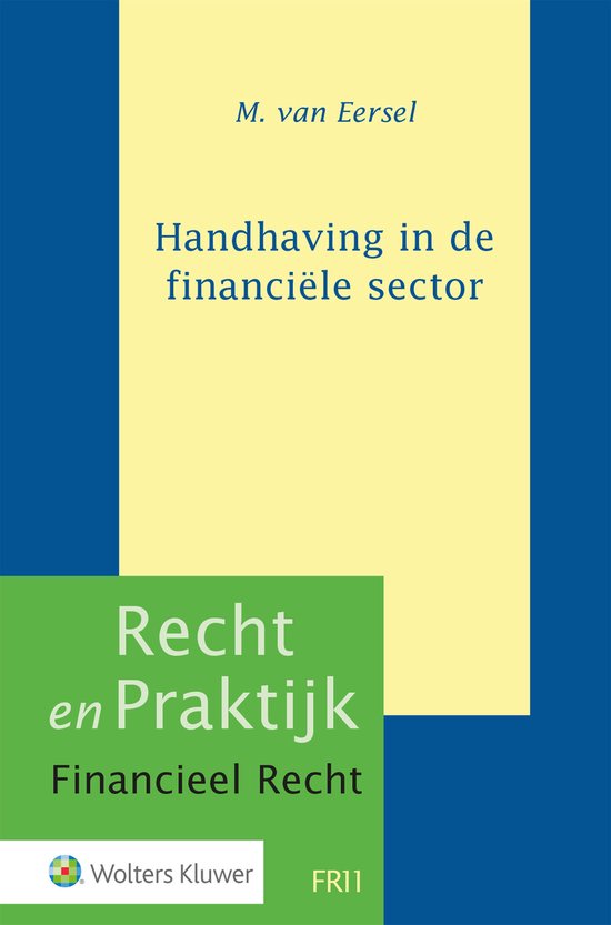 Handhaving in de financiële sector - cover