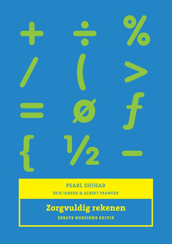 Zorgvuldig rekenen, 1e herziene editie - cover