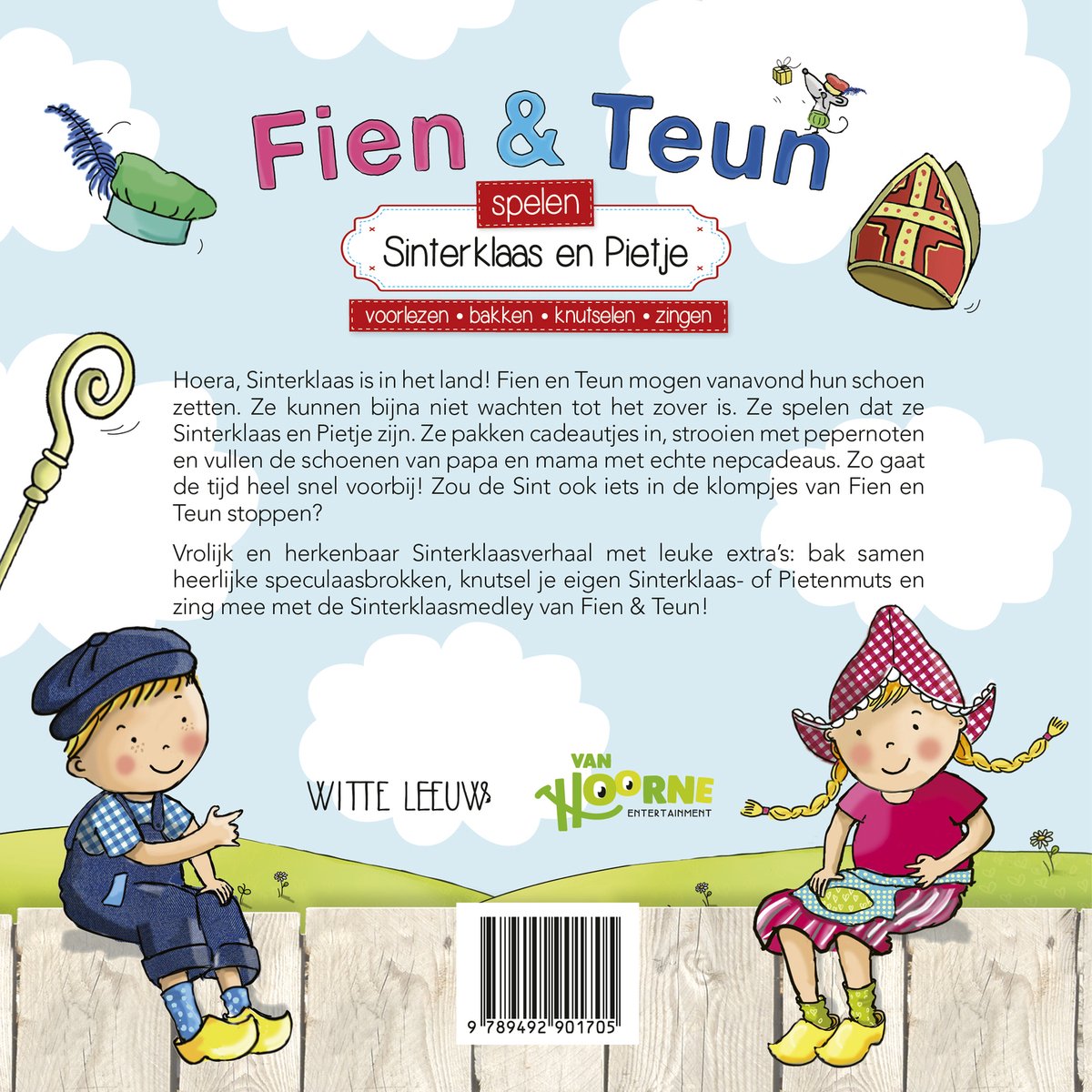 Fien en Teun - Fien & Teun spelen Sinterklaas en Pietje - back cover