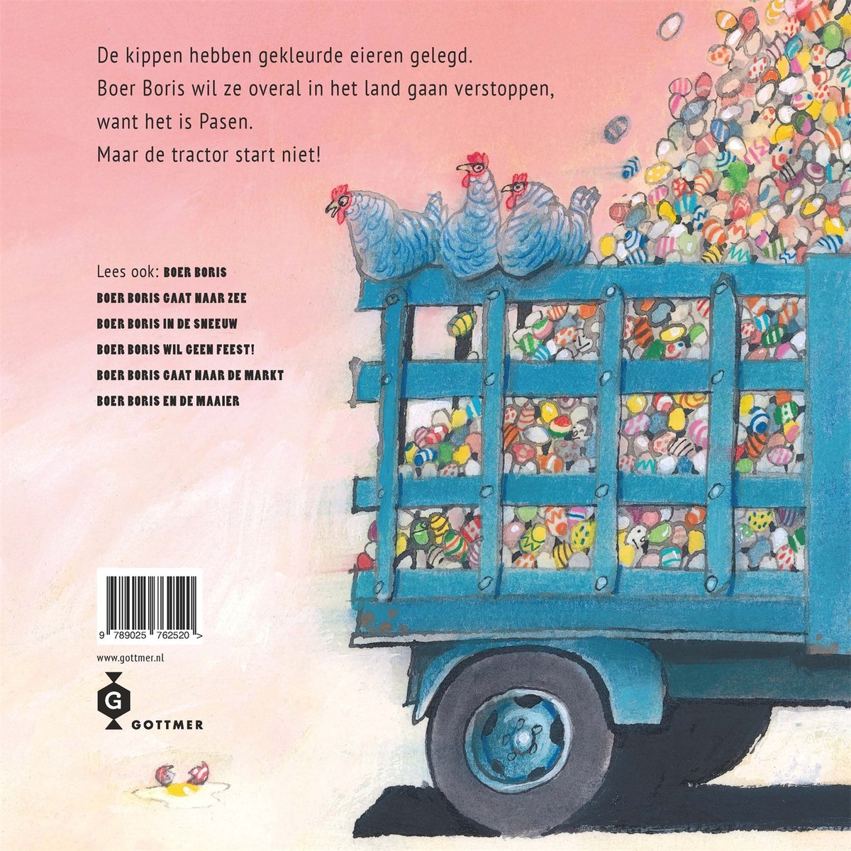 Boer Boris - Boer Boris en de eieren - back cover
