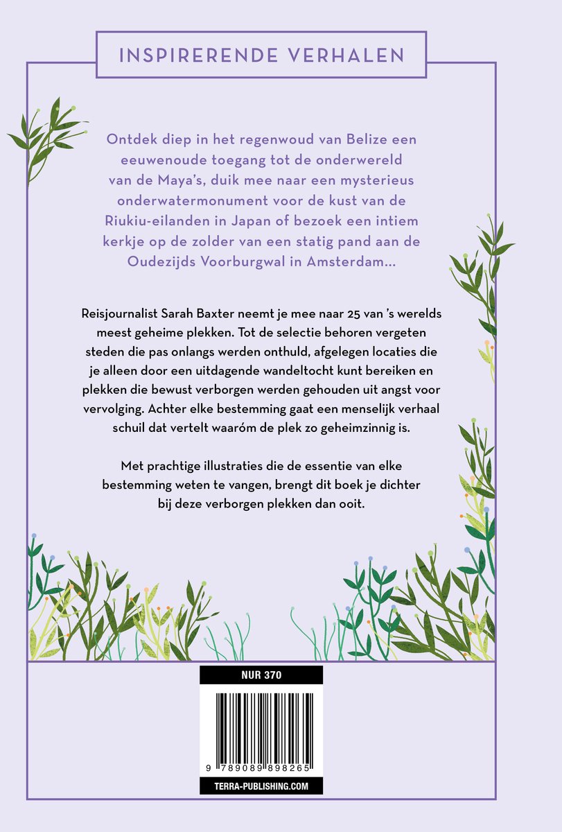 Inspirerende verhalen Verborgen plekken - back cover