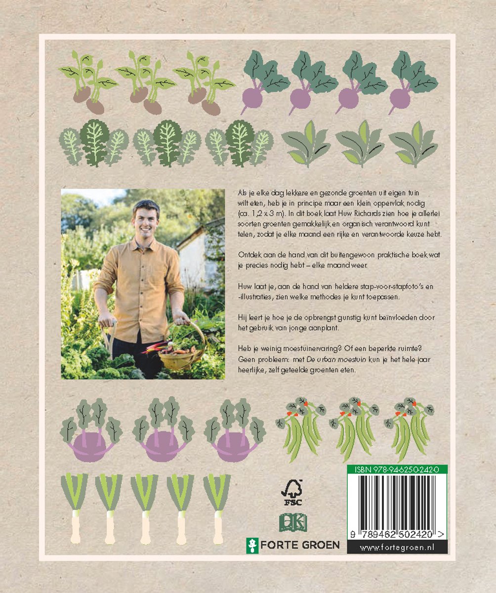 De urban moestuin - back cover