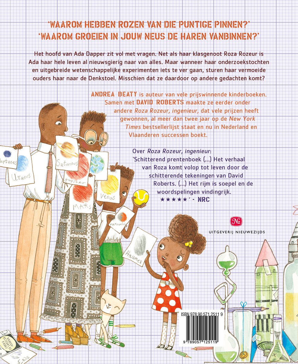 Ada Dapper, wetenschapper - back cover