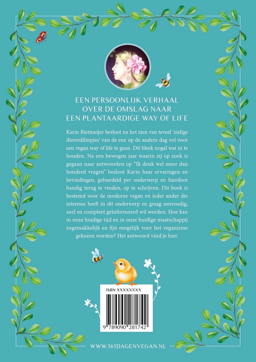 365 dagen vegan - back cover