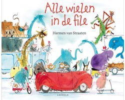 Alle wielen in de file
