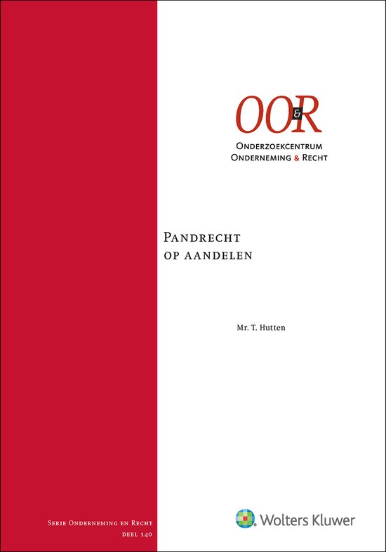 Pandrecht op aandelen - cover
