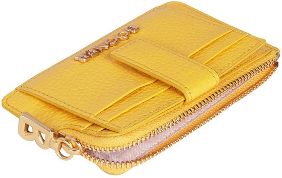 Bogner Cuir Étui pour carte de crédit Andermatt Elli Purse Yellow Jaune