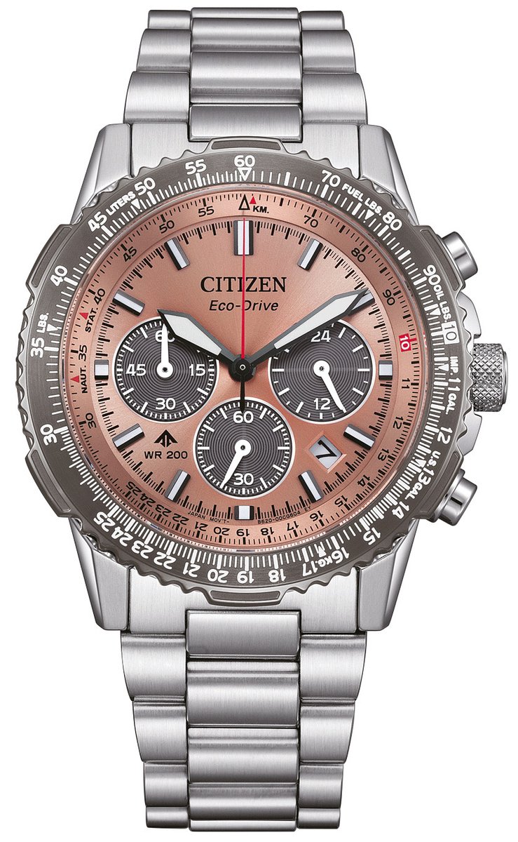 Citizen Promaster Sky Navihawk CA4664-60X Horloge - Staal - Zilverkleurig - Ø 40 mm
