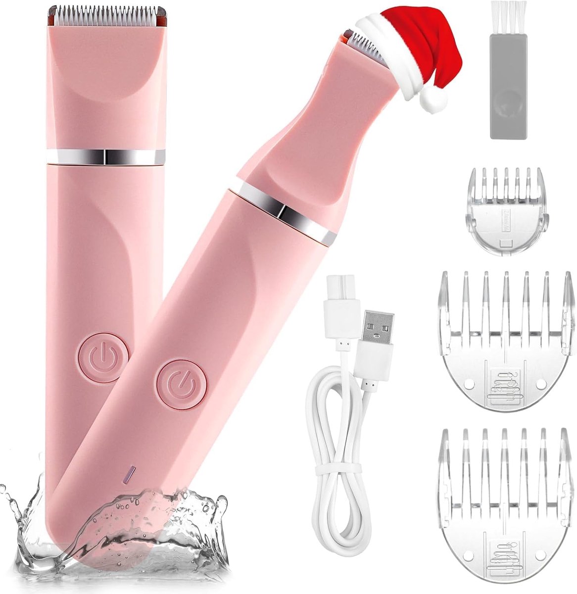 Waterdichte Elektrische Bikini Trimmer voor Vrouwen - Oplaadbaar Scheerapparaat voor Lichaamsverzorging