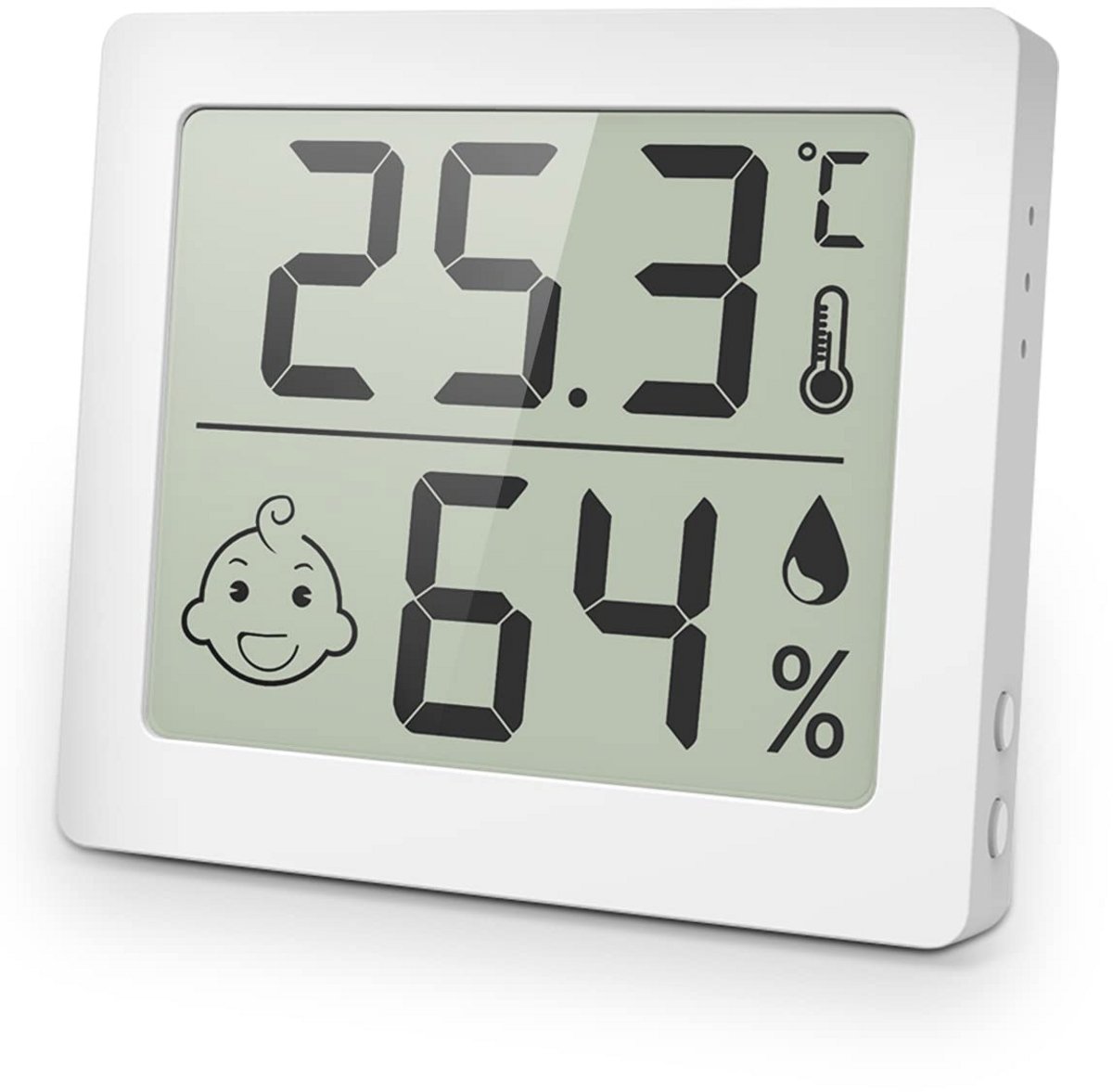 Digitale Hygrometer en Thermometer voor Thuis en Kantoor - Vochtigheidsmeter met Temperatuur- en Vochtigheidssensor