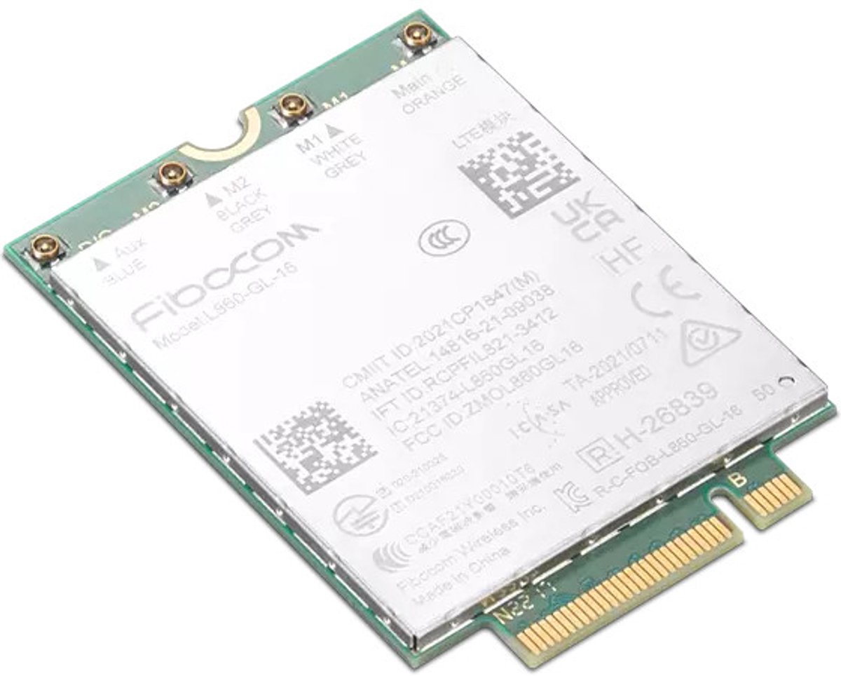 Lenovo 4XC1K04678 - Netwerkkaart Intern - WWAN 1000 Mbit/s