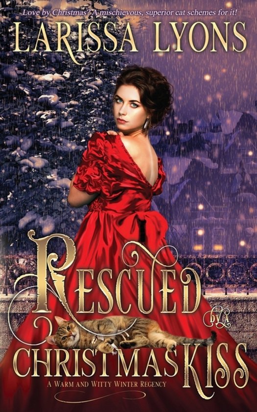 Regency Christmas Kisses- Rescued by a Christmas Kiss - cover