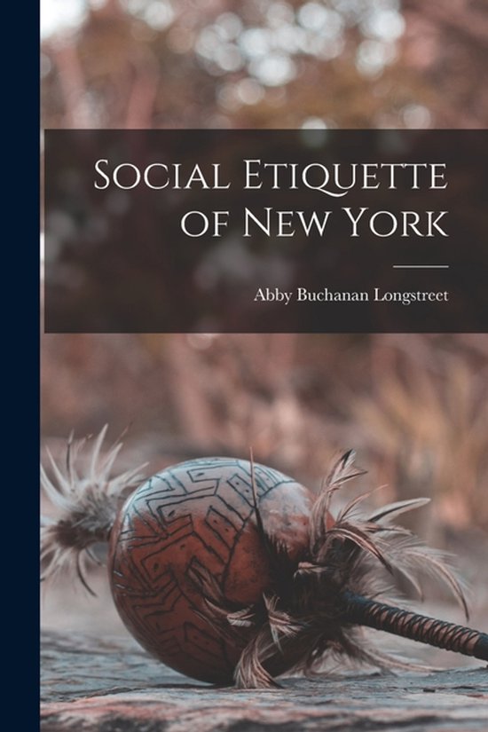 Social Etiquette of New York - cover