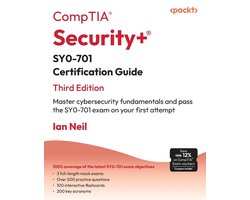 Omslag van CompTIA(R) Security+(R) SY0-701 Certification Guide - Third Edition: Master cybersecurity fundamentals and pass the SY0-701 exam on your first attempt