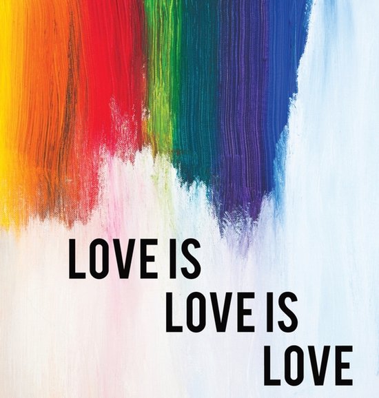 Love is Love Wedding Guest Book - cover