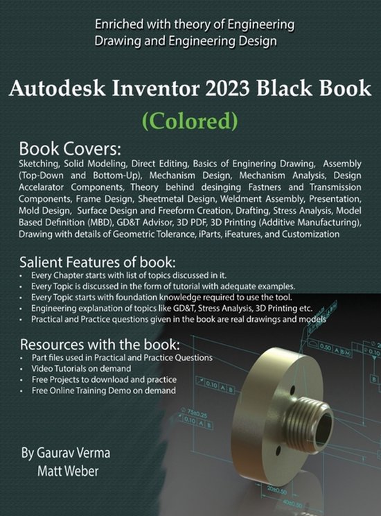 Autodesk Inventor 2023 Black Book (Colored) - cover