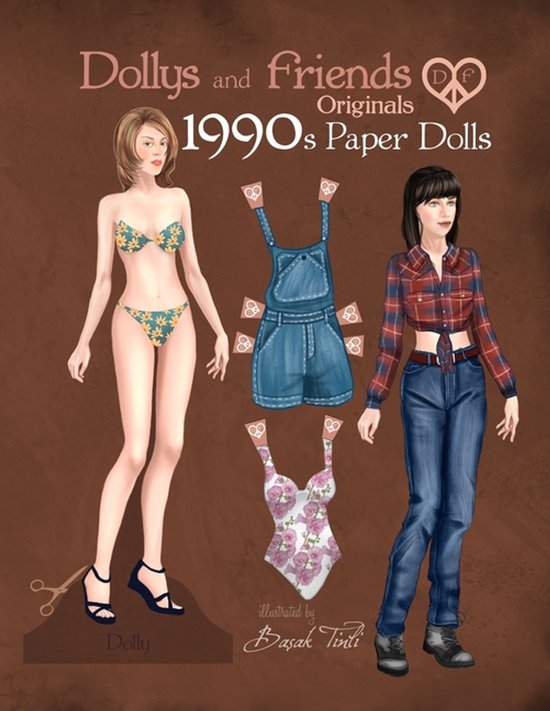 Dollys and Friends Originals Paper Dolls- Dollys and Friends Originals 1990s Paper Dolls