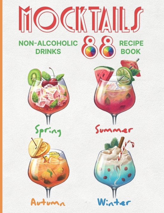 Mocktails Non-Alcoholic Drinks Recipe book - cover
