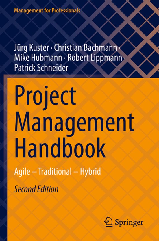 Management for Professionals- Project Management Handbook - cover