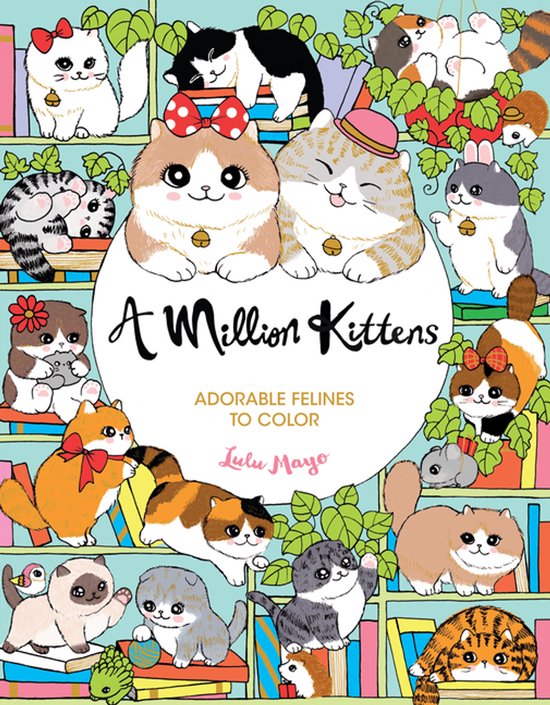Million Creatures to Color-A Million Kittens - cover