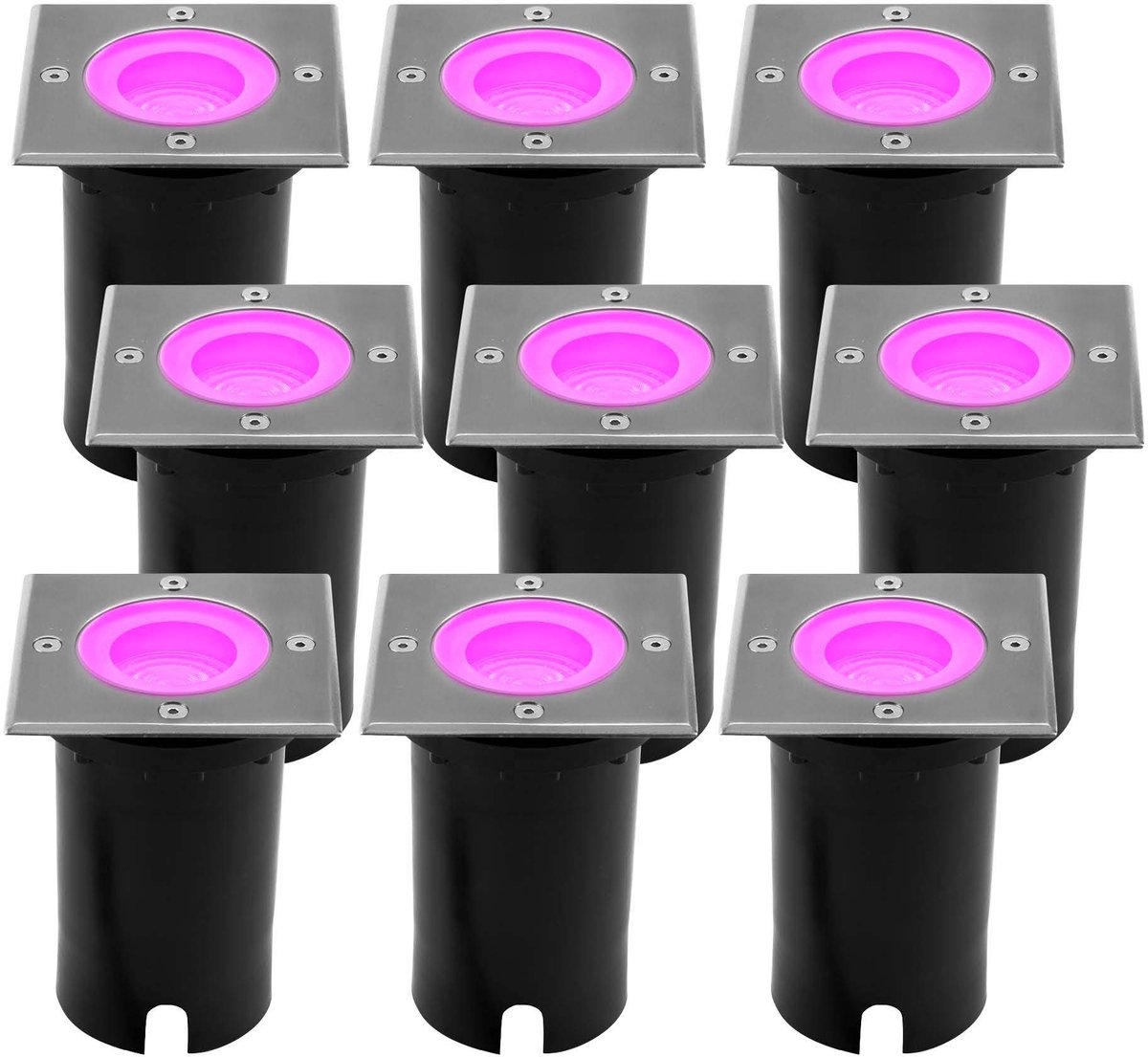Ledvion - 9x SMART LED Grondspot - IP67 - 1m