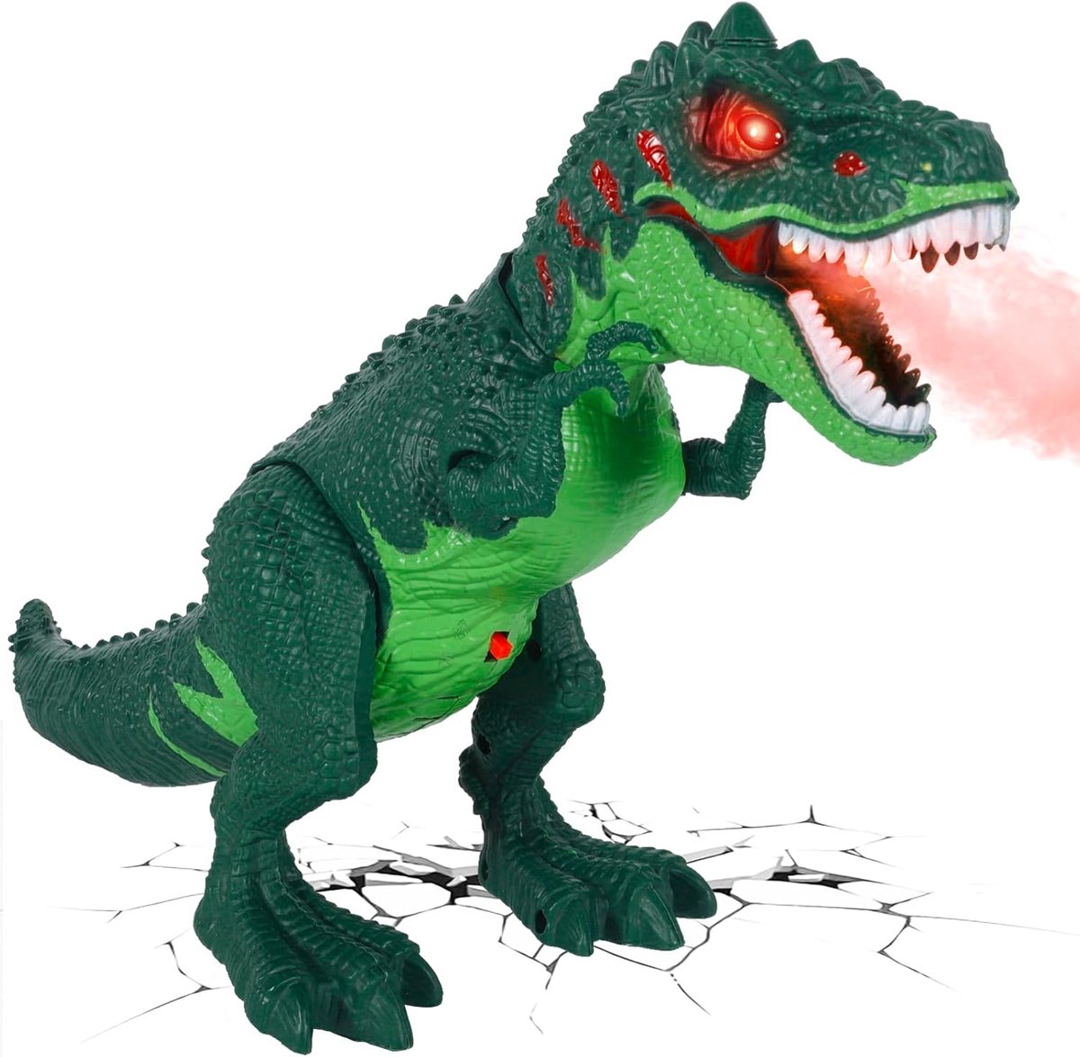 Water Mist Dinosaurus Speelgoed met Geluid en Licht - Wandelen Dinosaurus Kinderspeelgoed voor Kinderen van 3 tot 5 Jaar